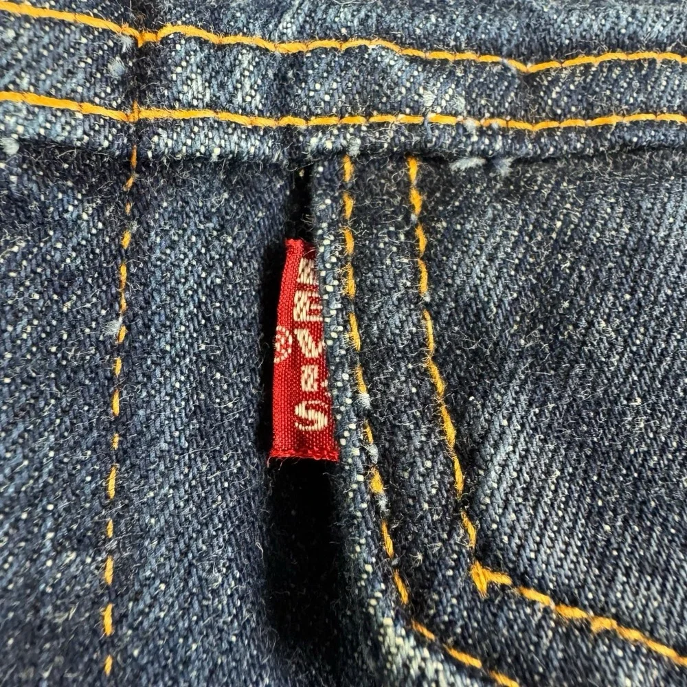 Vintage BIG E Levi's 70505 0217 Denim Trucker Jacket Sz 40 Type 3 60s 70s Dark